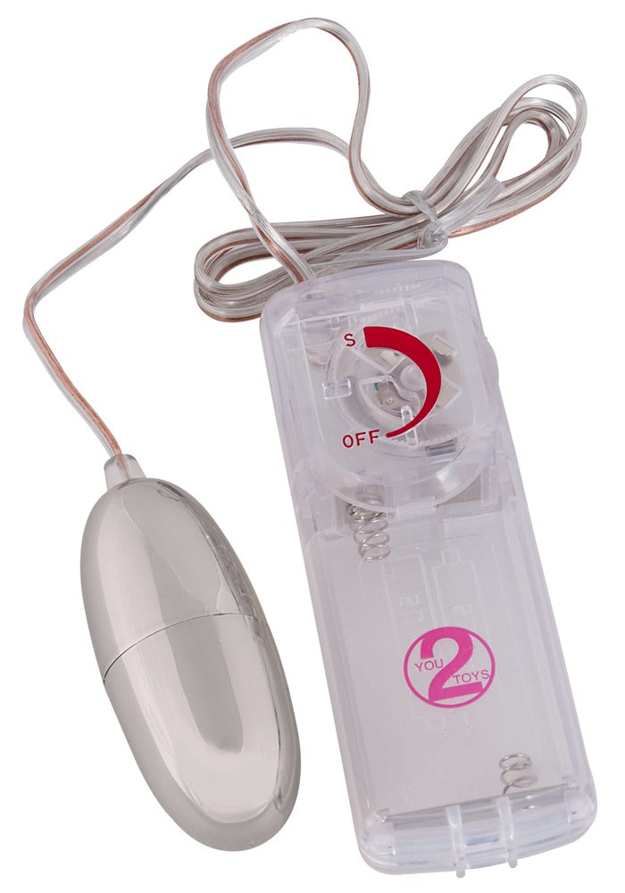 You2Toys vibro-bullet met traploze regeling - Zilver