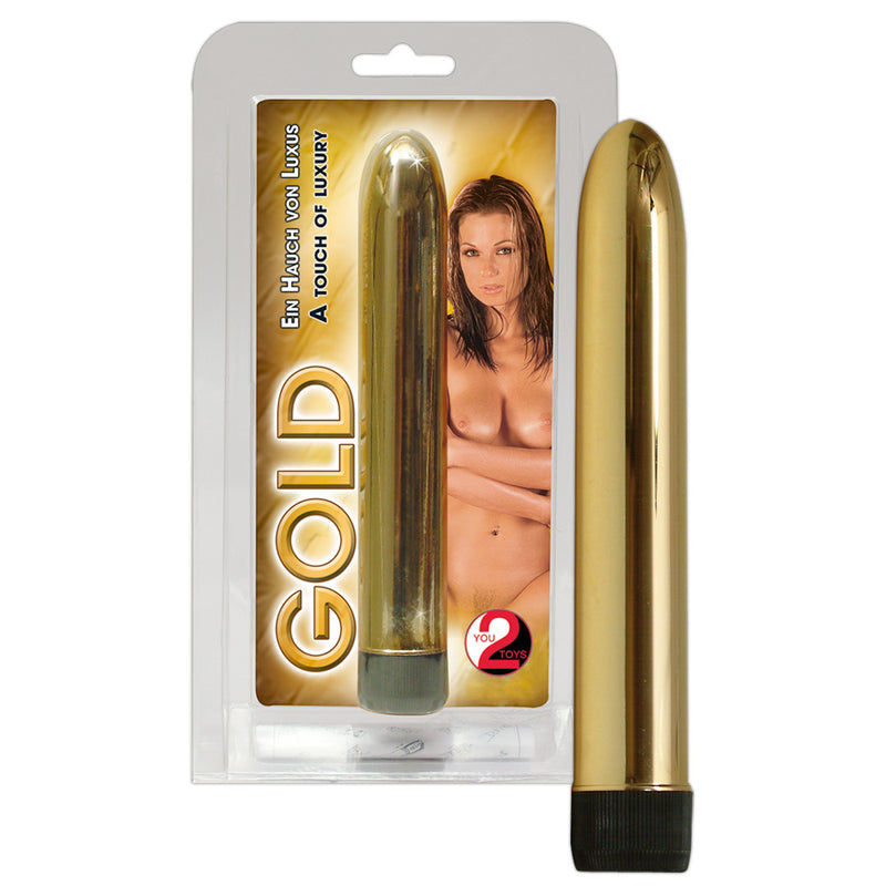 You2Toys krachtige vibrator - Goud