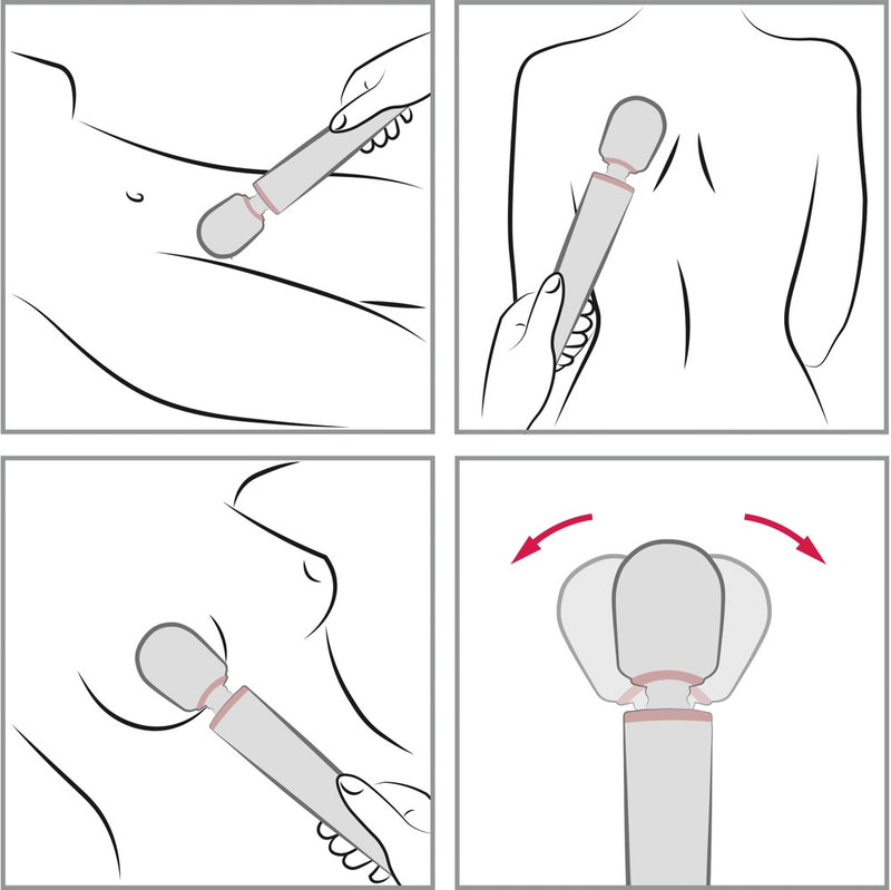 le Wand Massagestaaf - Wit