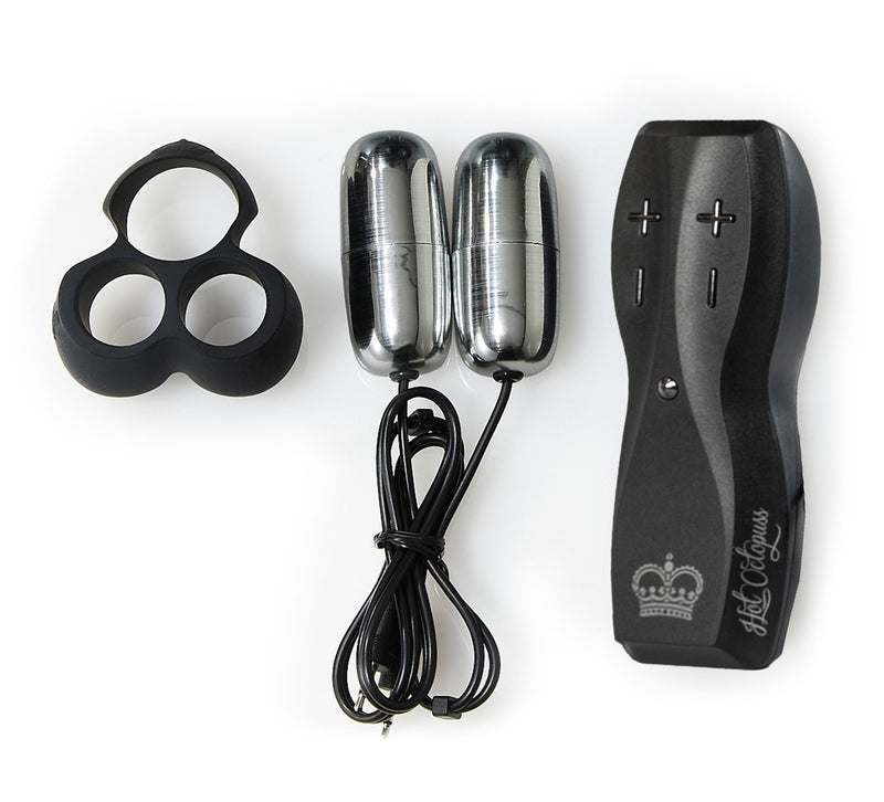 Hot Octopuss Vibro cock ring - Zwart