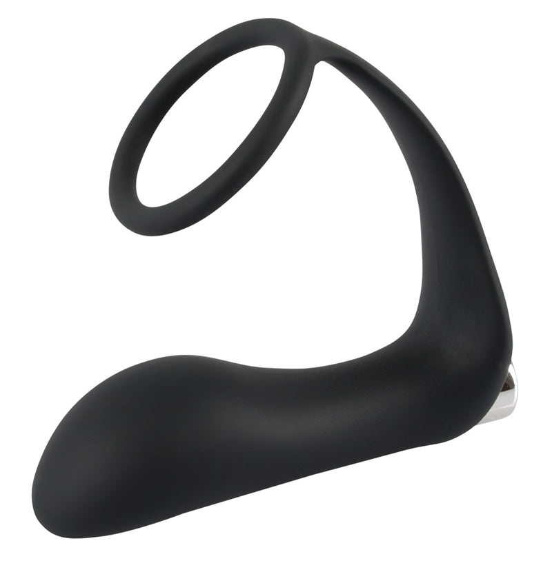 Black Velvets Trilring & plug - Zwart