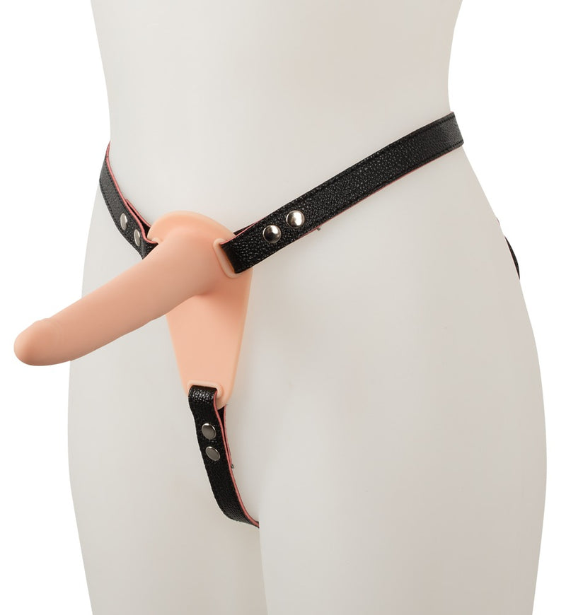 You2Toys Trillende strap-on - Huidskleur Licht