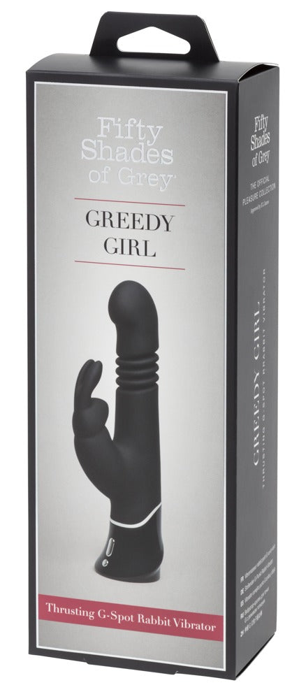Fifty Shades of Grey konijntje met G-spot & oren - Zwart