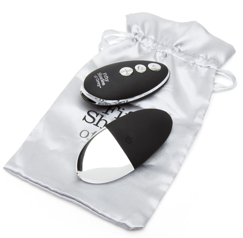 Fifty Shades of Grey vibrator met remote control - Zwart