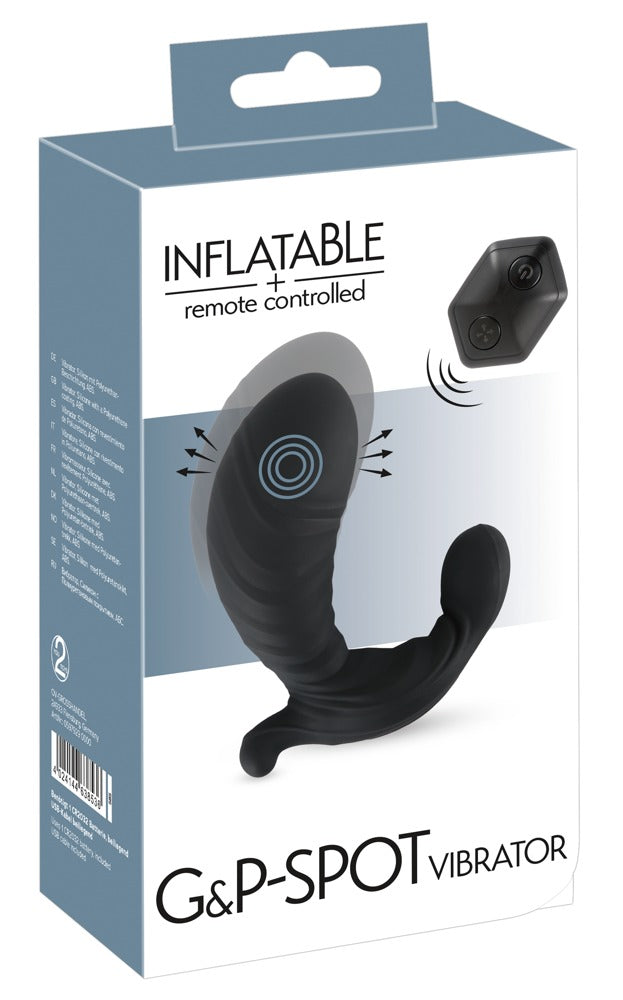 Inflatable + RC Spot vibrator - Zwart