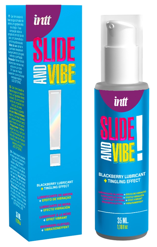 intt Glijmiddel met tingelend effect - Bramen