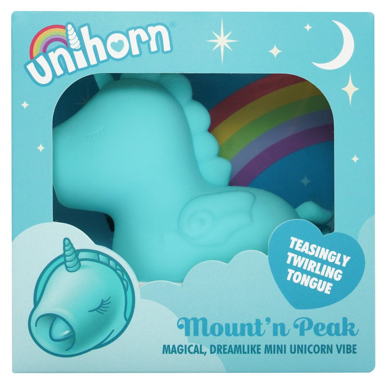 Unihorn Mount'n Peak vibrator - Blauw