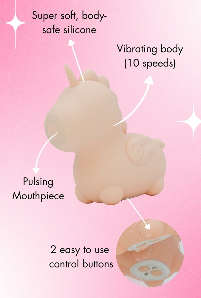 Unihorn Heart Throb vibrator - Roze