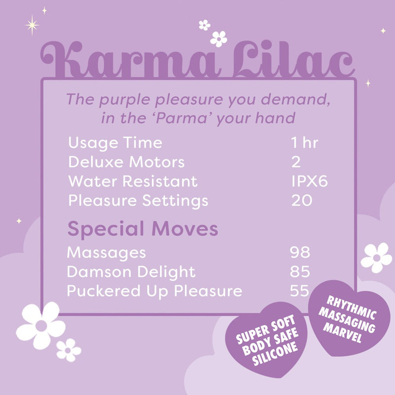 Unihorn Karma Lilac vibrator - Paars