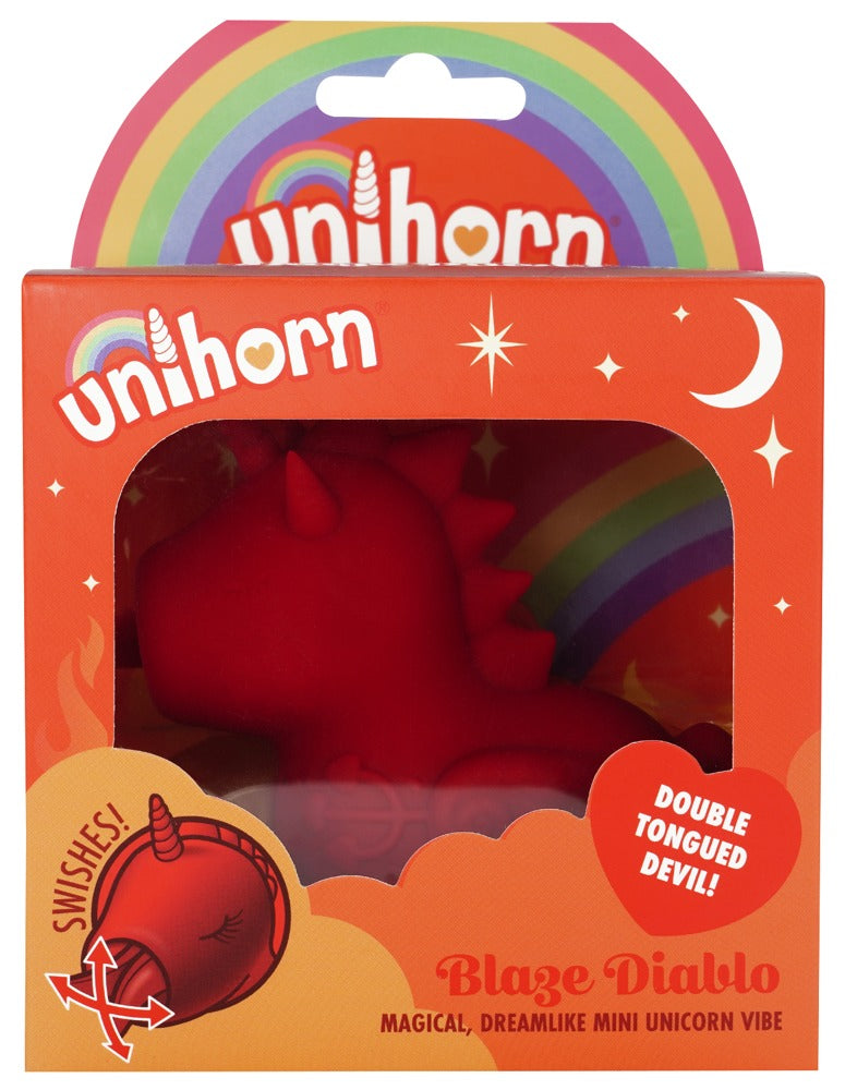 Unihorn Blaze Diablo vibrator - Rood