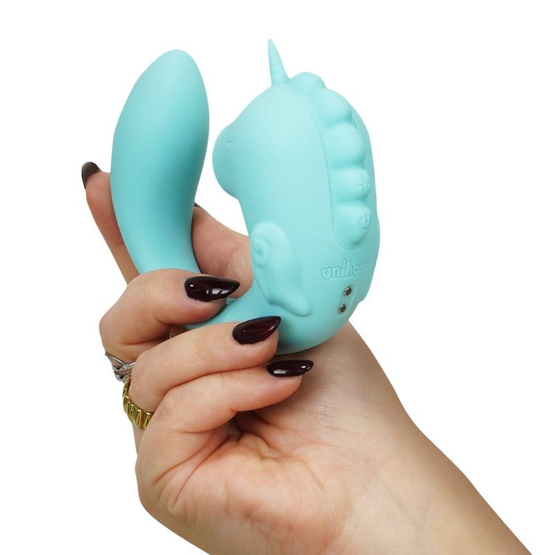 Unihorn speelse kleine dubbele vibrator - roze