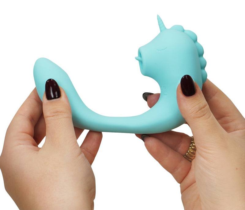 Unihorn speelse kleine dubbele vibrator - roze