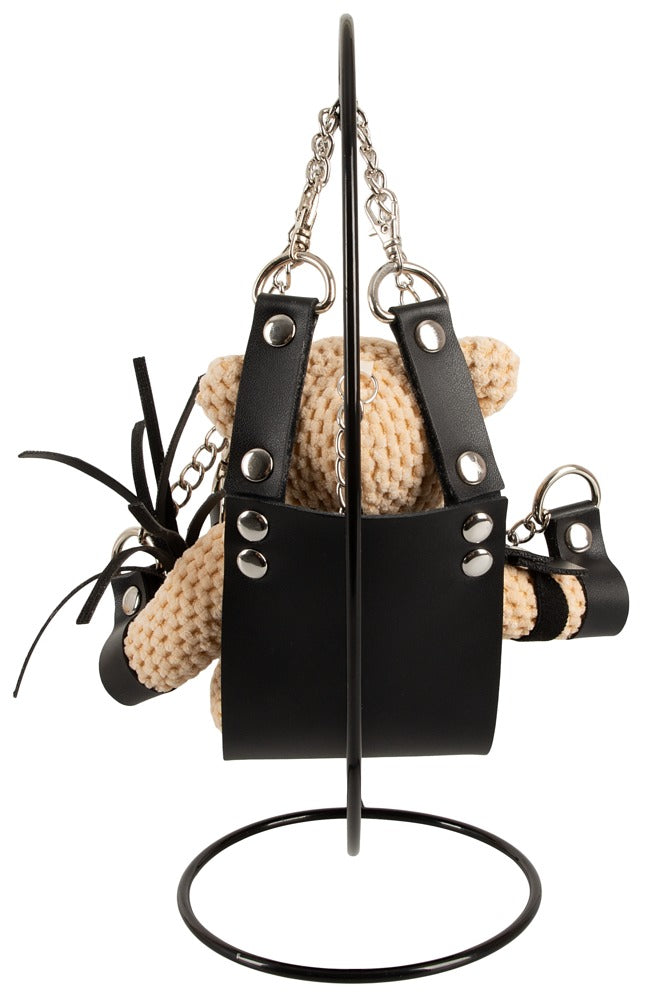 Bad Kitty SM teddy met harnas en flogger - Licht