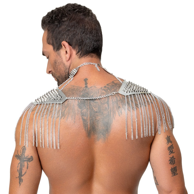 Bad Kitty kettinghalsband met spikes - Zilver