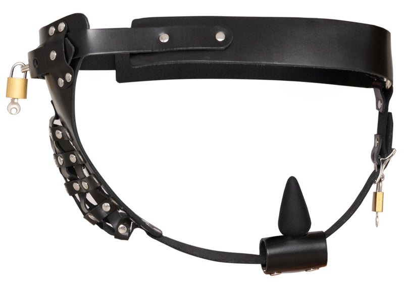 ZADO Chastity thong - Zwart