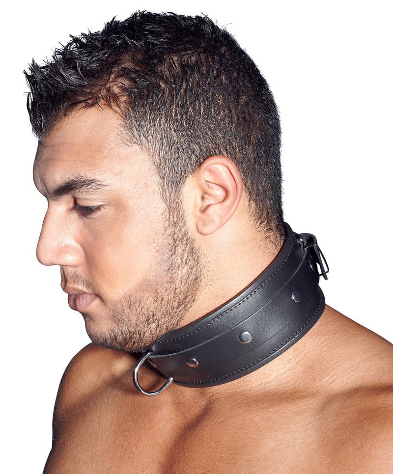 Leren halsband