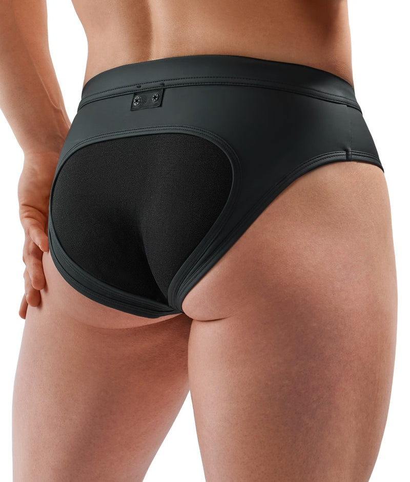 Svenjoyment strakke matte jockstrap met opklapbaar