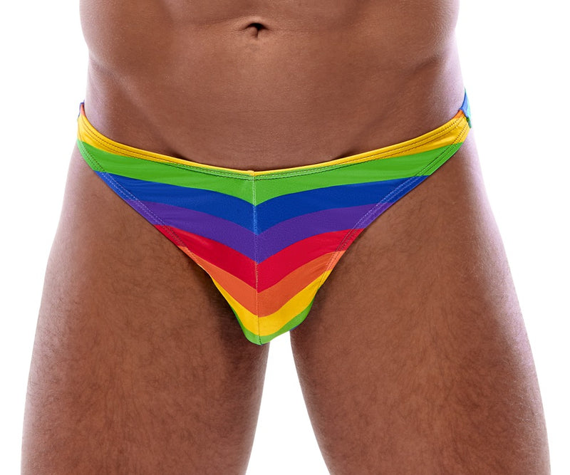 Svenjoyment regenboog thong