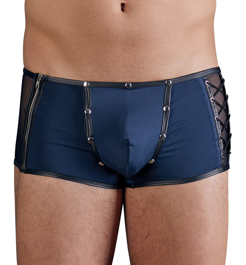 NEK boxer met ritssluiting - Blauw