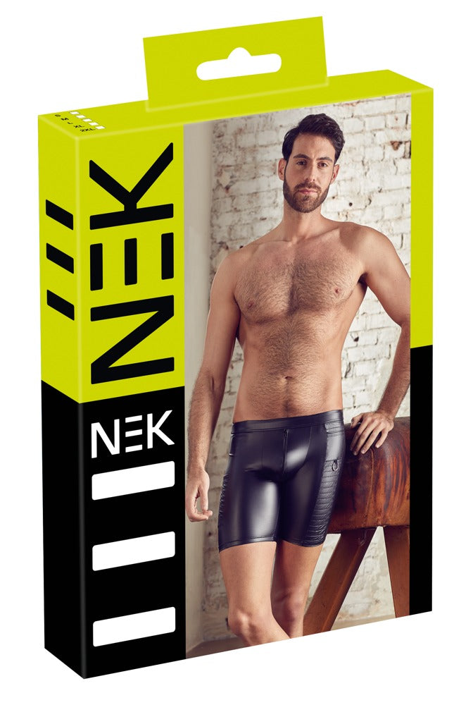 NEK hot fietsen short met rits - Zwart