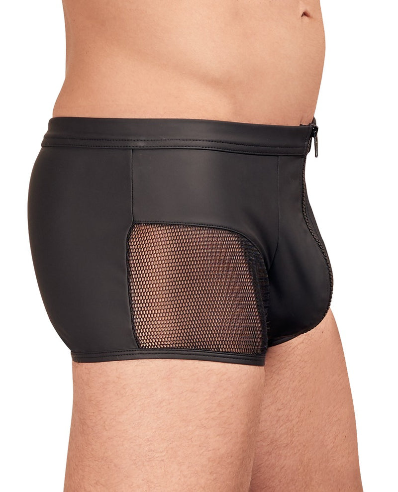 NEK boxer met ritssluiting - Zwart