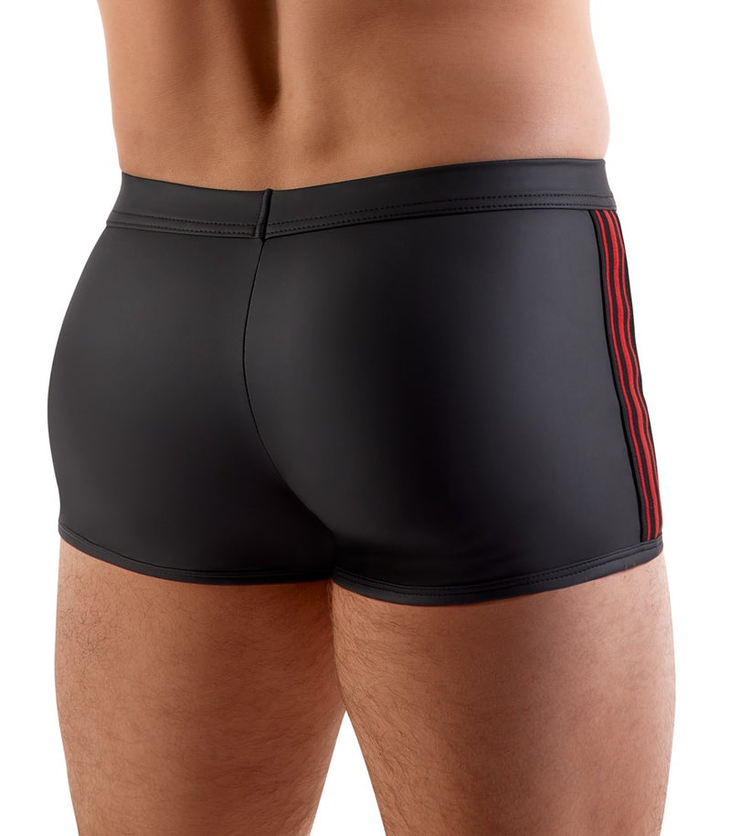 Svenjoyment boxer met verwisselbare cockring - Zwart
