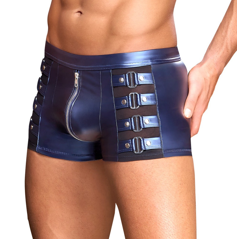 NEK boxer met ritssluiting - Blauw