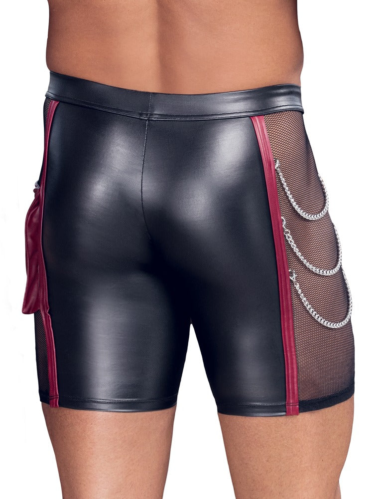 NEK Boxer met gevoerde ritssluiting en rekbare tailleband - Zwart