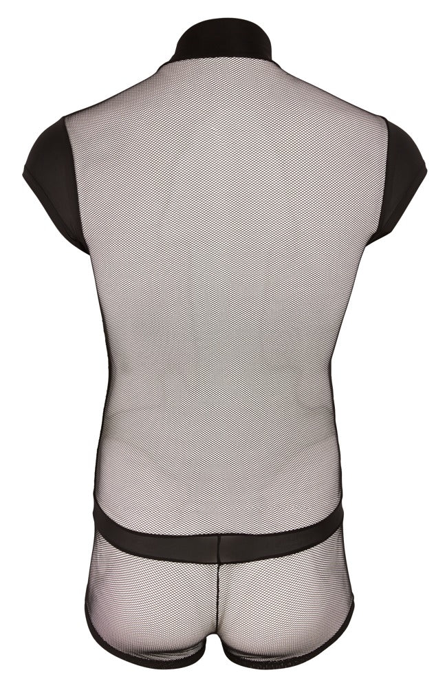 Svenjoyment playsuit met streepdessin - Zwart
