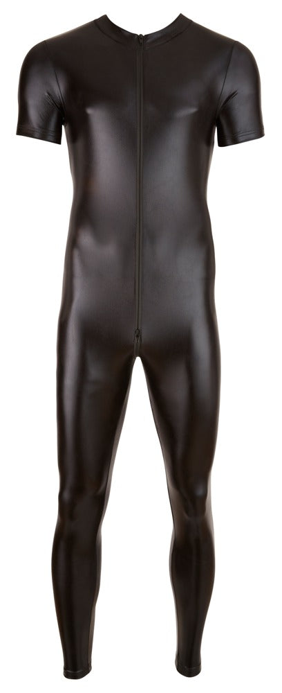 Svenjoyment jumpsuit met 3-wegrits - Zwart