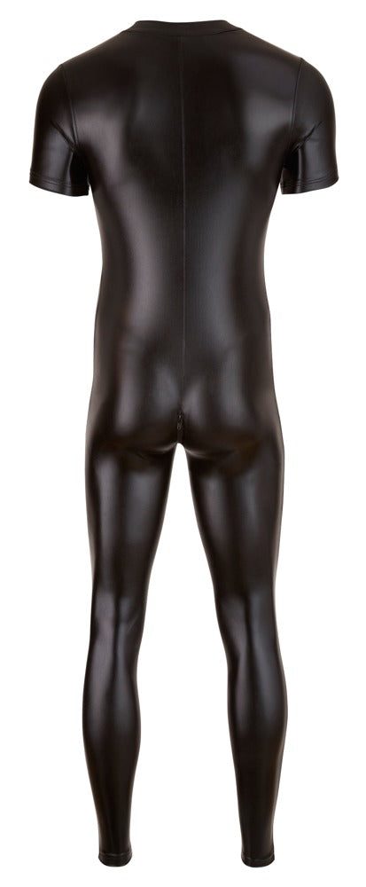 Svenjoyment jumpsuit met 3-wegrits - Zwart