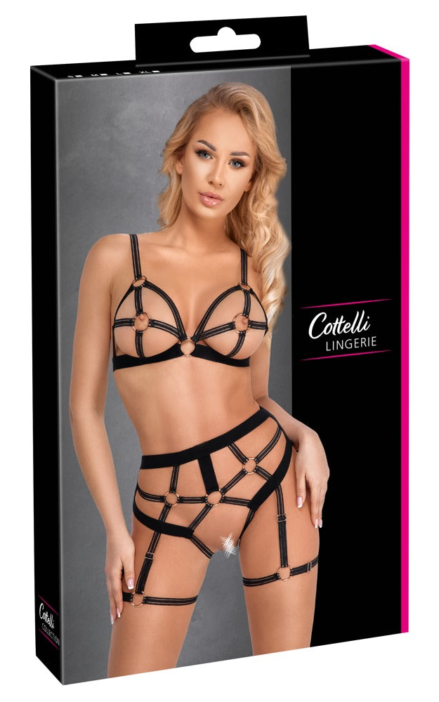 Cottelli Lingerie Set - Zwart