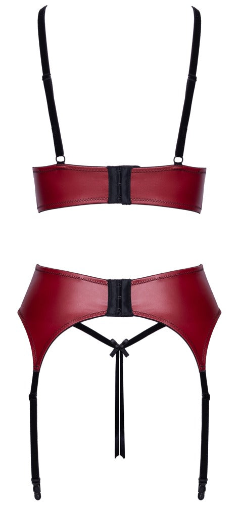 Cottelli LINGERIE Cottelli Jarretel set - Rood