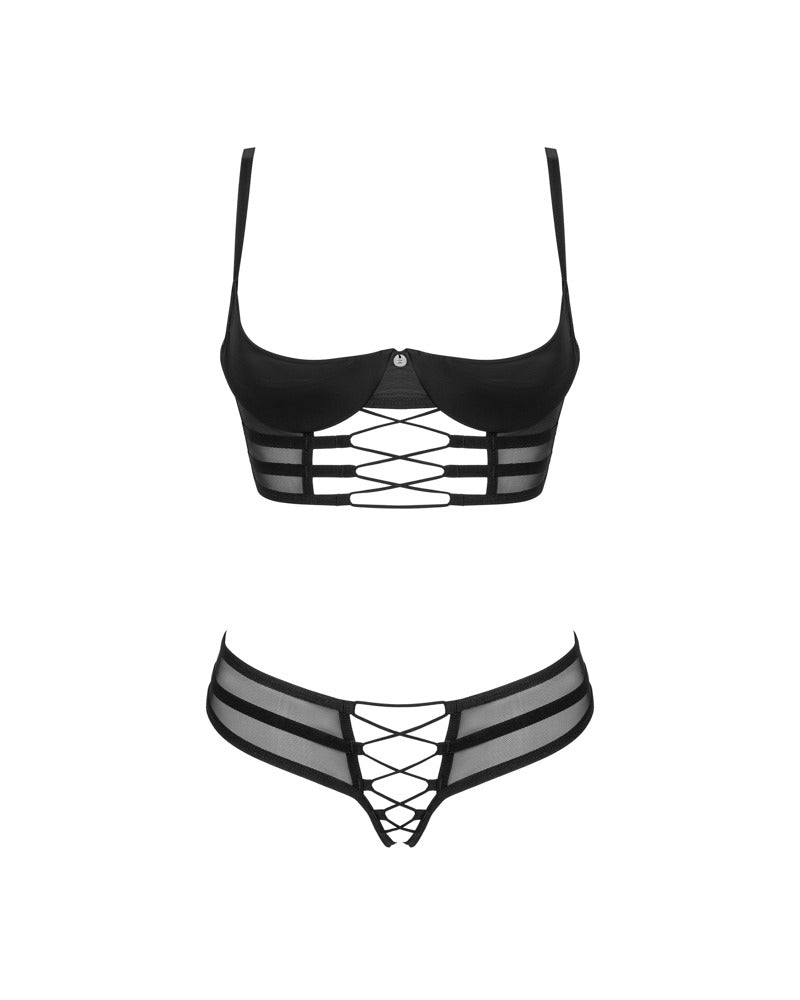 Obsessive lingerieset Roxelia - Zwart