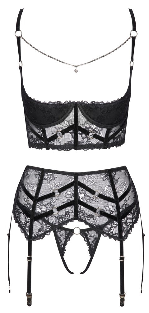Cottelli Lingerie Set - Zwart