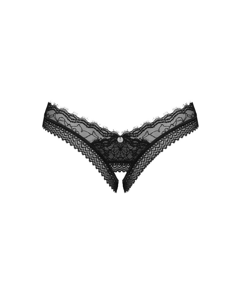 Obsessive open string Medilla - Zwart