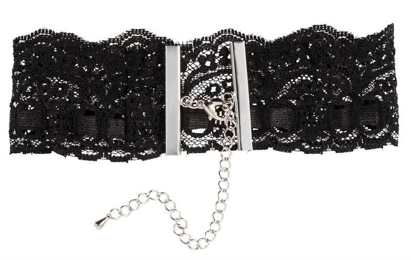 Cottelli ACCESSOIRES Choker met kettingen en verstelbaar - Zwart