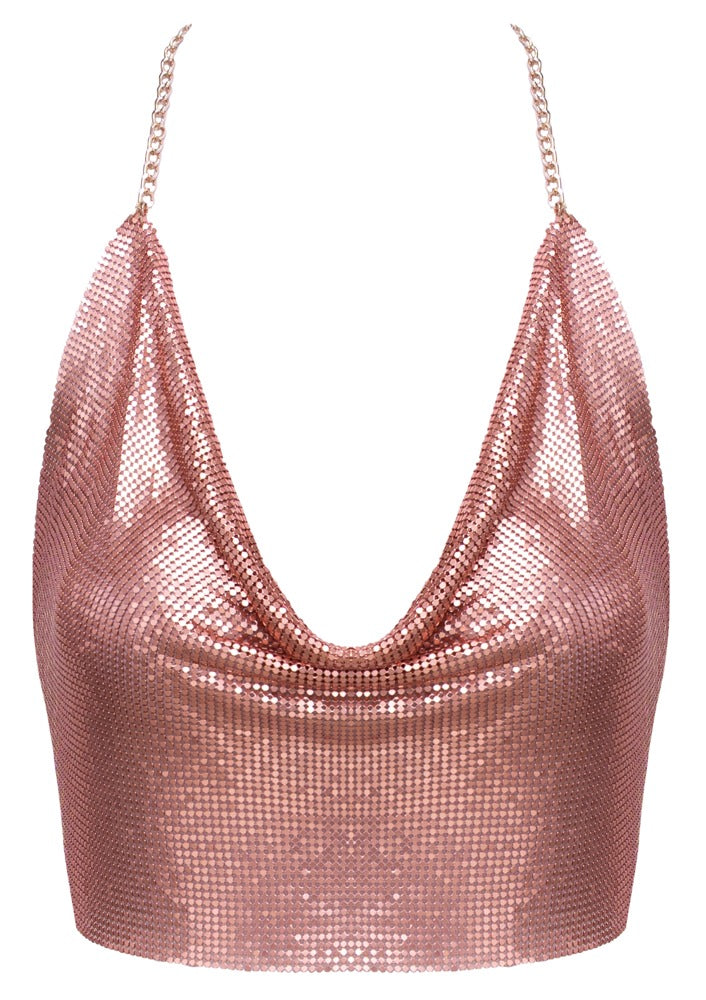 Cottelli ACCESSOIRES Crop top - Roze