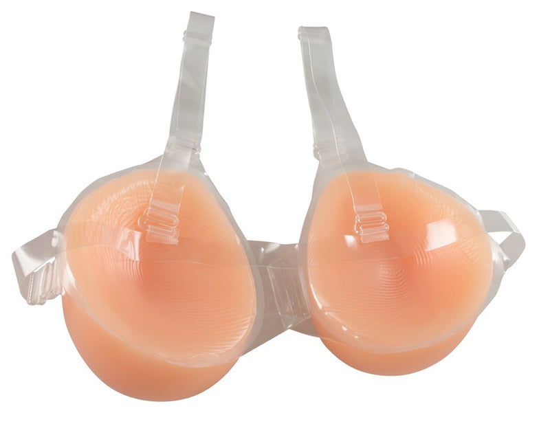Cottelli ACCESSOIRES Silicone borsten met jarretels - Huidskleur