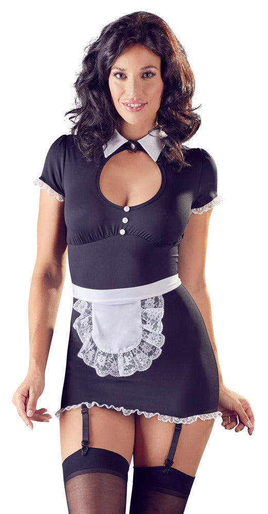 Cottelli COSTUMES taps toelopende jurk - Zwart