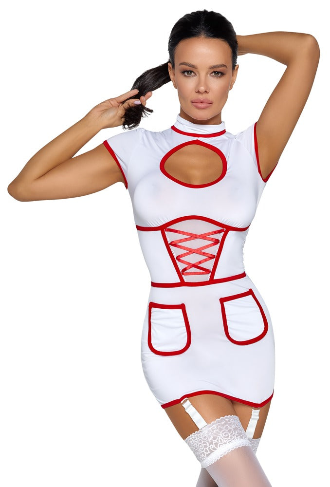 Cottelli COSTUMES verpleegstersjurk - Wit