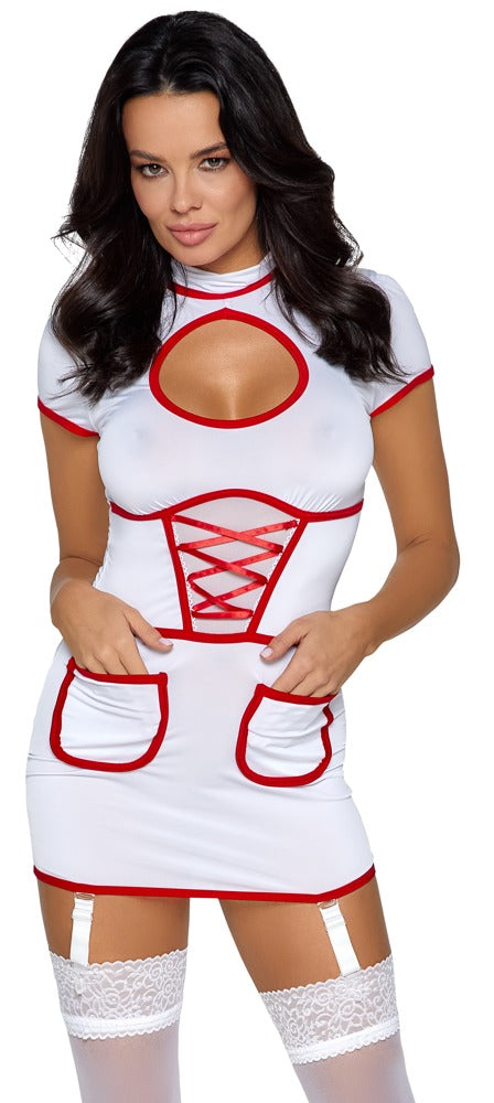 Cottelli COSTUMES verpleegstersjurk - Wit