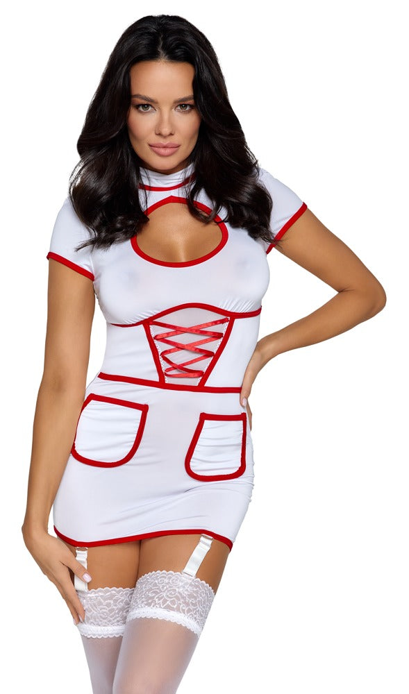Cottelli COSTUMES verpleegstersjurk - Wit