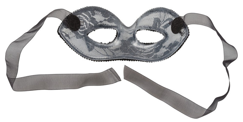 Cottelli ACCESSOIRES Oogmasker met kant en lint - Zwart