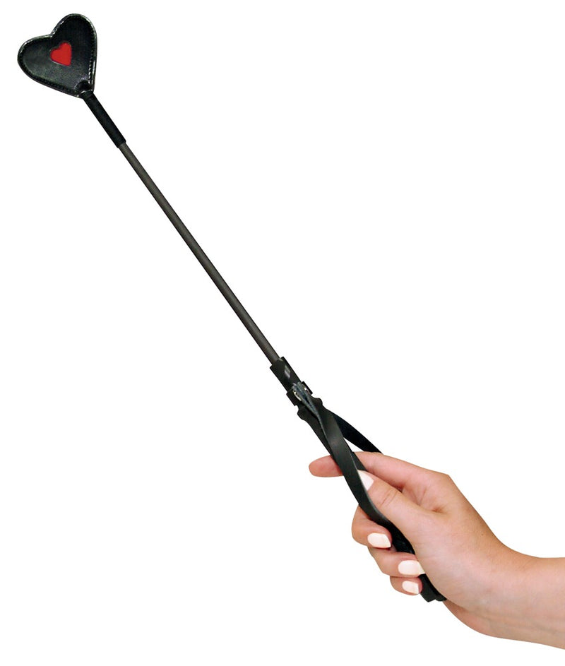 Bad Kitty Vibrator met hartvormige punt en handvat - Zwart