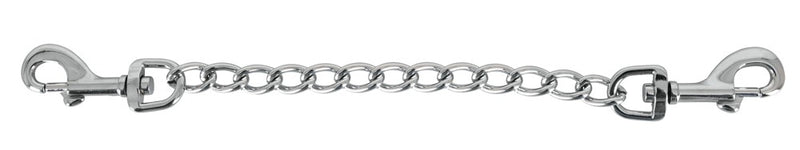 ZADO Ketting 15 cm met karabijnhaak - Zilver