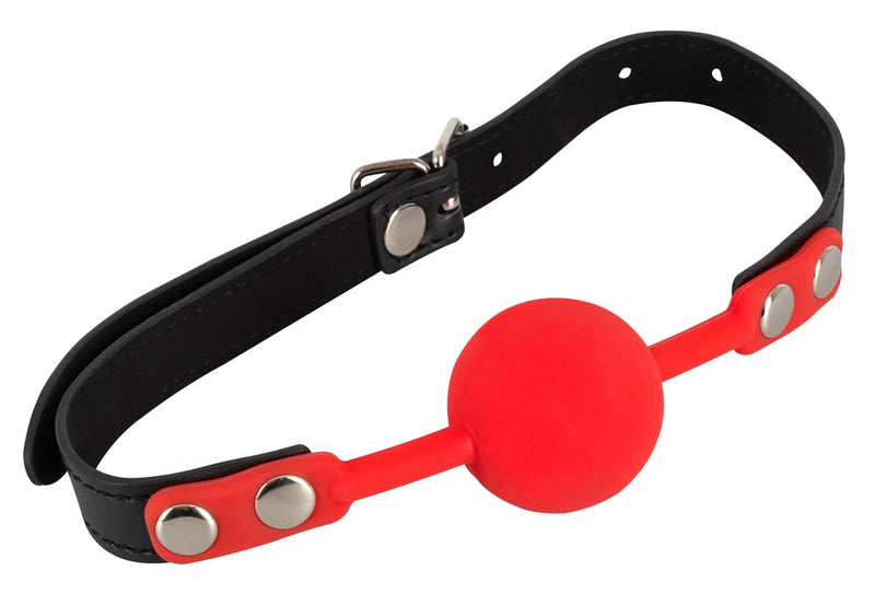 Bad Kitty gag met verstelbare riem mondknevel - Rood
