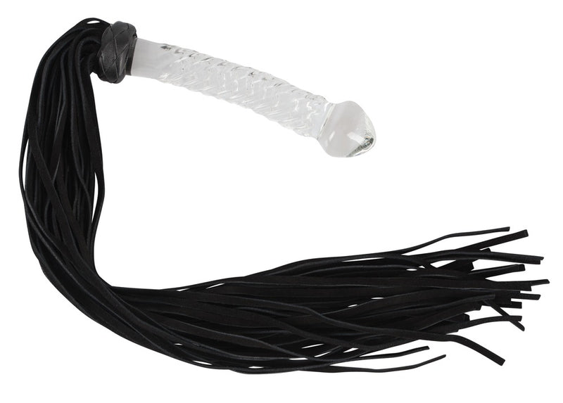 Bad Kitty Dildo met flogger - Zwart