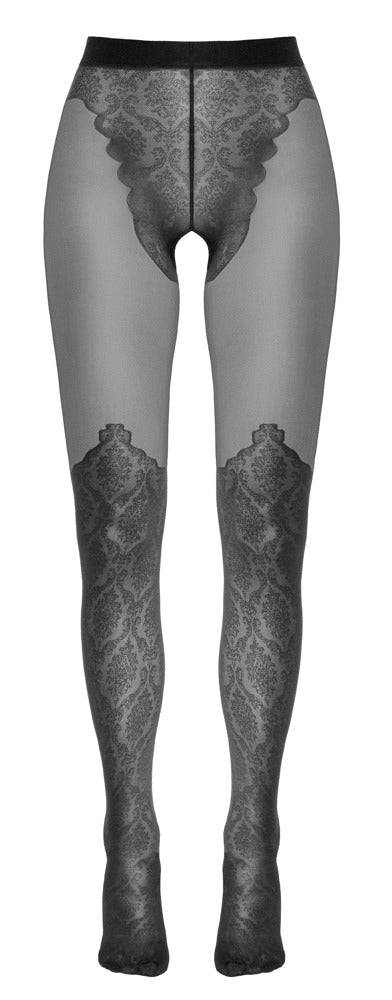 Cottelli LEGWEAR Cottelli kruisloze panty - Zwart