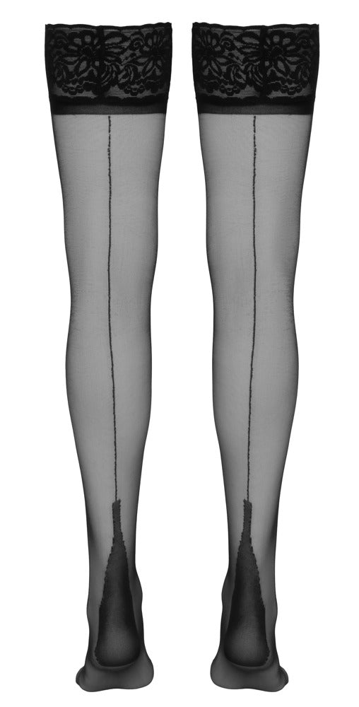 Cottelli LEGWEAR houvast stockings - Zwart